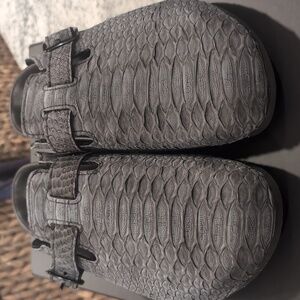 The Shoe Surgeon Mens 12 Black Mules